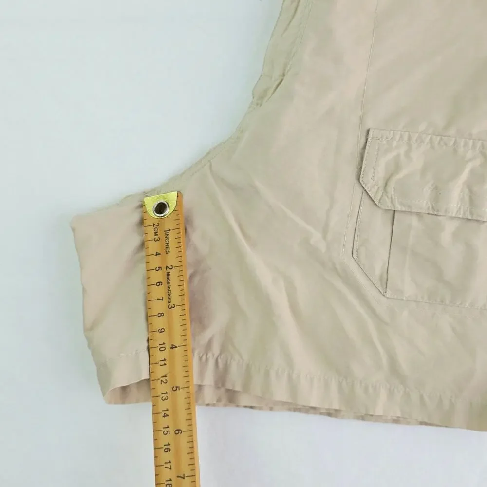 Columbia Cargo Shorts Women’s Size 10 Beige Khaki Hiking Utility Gorpcore
